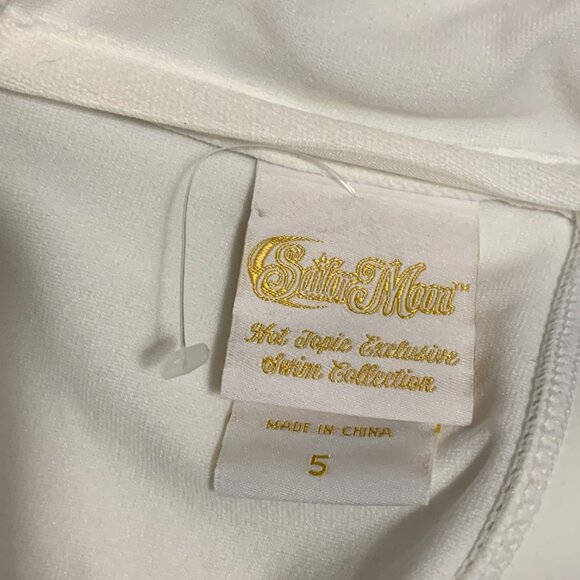 Hot Topic Swimsuit Swim Top Underwire Sailor Moon Cosplay Costume Tie Plus 5 - Picture 4 of 4